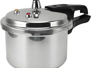 Aluminum Alloy Pressure Cooker, Small Pressure Cooker 3 Quart 18cm Bottom for Gas Stoves, Durable & Easy Clean, Ideal for Beans, Meats, Soups for Home Cooking