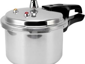 Small Pressure Cooker, Mini Aluminum Alloy Pressure Cooker with Magnetic bottom, Safety and Durable Compact Pressure Canner compatible for induction cookers and gas stoves