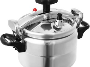 3L/3.17Qt Family Small Mini Pressure Cooker Aluminum Alloy Pressure Cooker Quick Cooking Pressure Canner Cooker Kitchen Cooking Pot for Kitchens of Hotels Restaurants Home