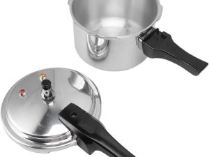 Small Pressure Cooker 3 Liter 3L Aluminum Alloy Mini Pressure Cooker 18cm Bottom Pressure Canner Pot for Gas Stove Induction Cooker