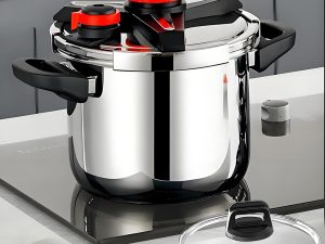 Pressure Cooker 10 QT,Pressure Canner,304 Stainless Steel Pressure Cooker,One-Hand Locking,Compatibility Gas and Induction Cooktops, Pressure Canner for Canning